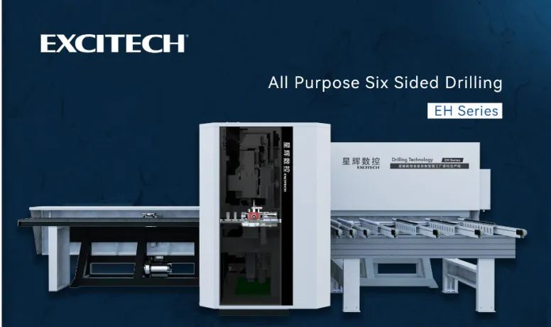 Technologie composite, technologie haute définition Excitech, une machine pour l'obtenir | perceuse polyvalente à six faces.