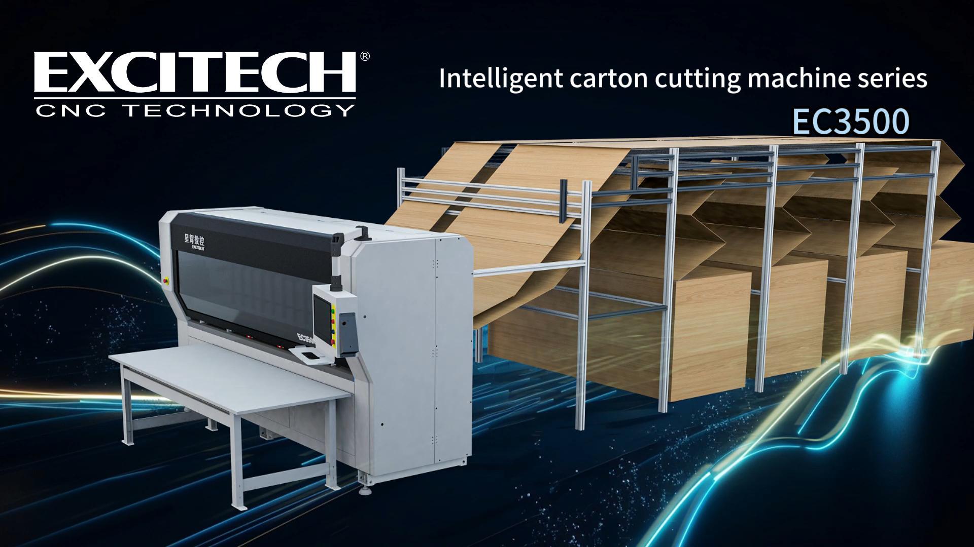 Emballage et découpe de précision sans effort avec la machine de découpe et d'emballage de boîtes en carton Excitech
