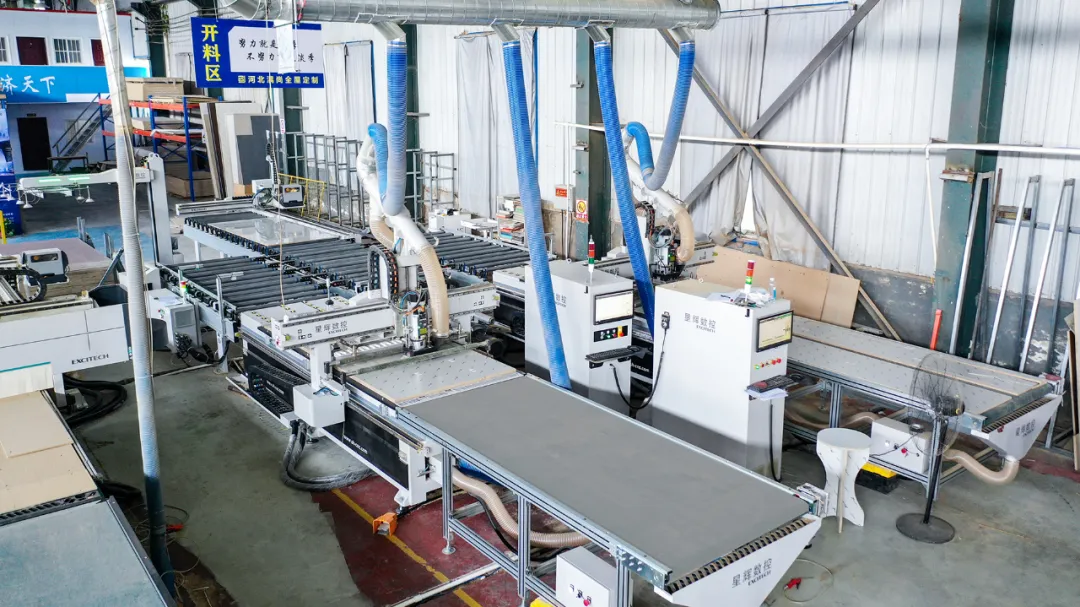 Types de machines de découpe CNC EXCITECH WOODWORKING.