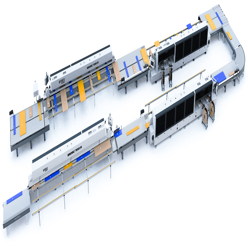 Cellule de bande de chant automatisée d'approvisionnement d'usine intelligente