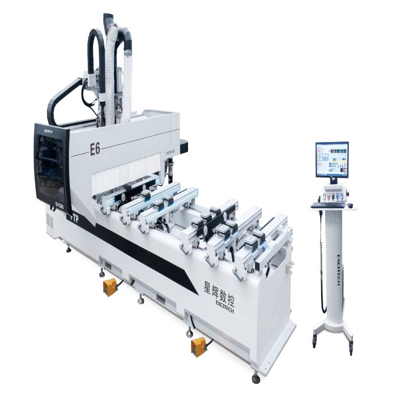 Machine de routeur de forage de meubles CNC PTP